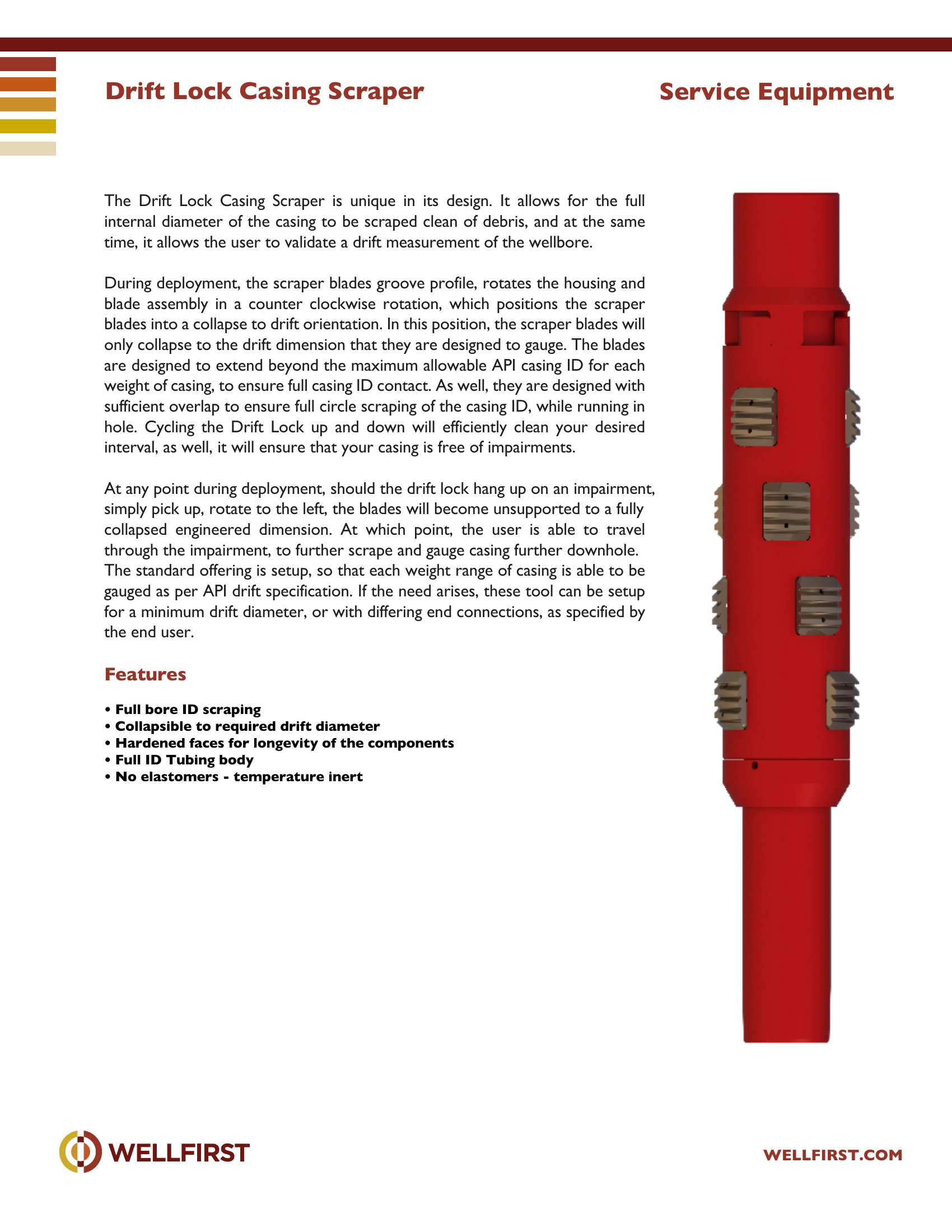 Drift Lock Casing Scraper
