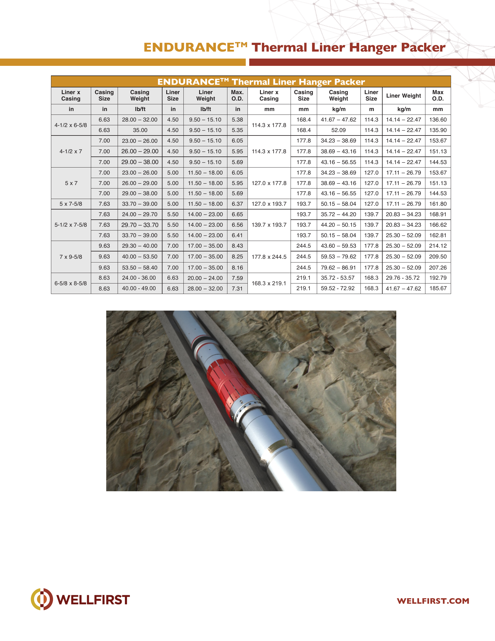 Endurance Thermal Liner Hanger