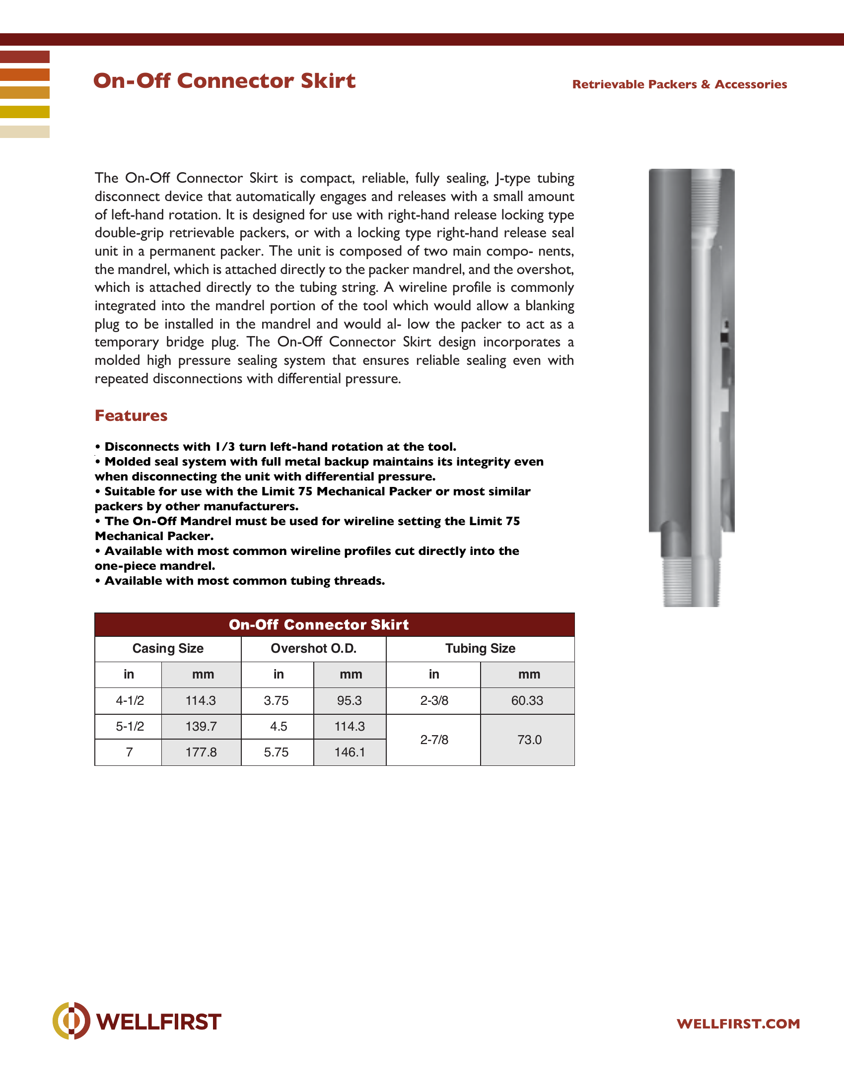 On-Off Connector Skirt